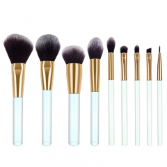 9pcs Makeup Brushes Set with synthetic hair