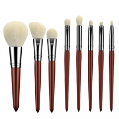 Lei Shang makeup brushes-Raw wood makeup brush set