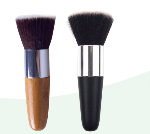 China manufacturer flat head  powder brush / custom cosmetic brushes / foundation brush for makeup