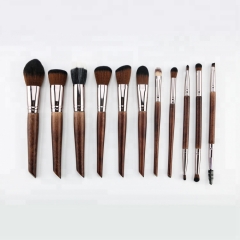 Makeup Brush Set,  11pcs Premium Synthetic Makeup Brush Cosmetics Foundation Blending Blush