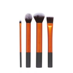 4Pcs Ultra Soft Fiber Hair Eye Makeup Brush Set