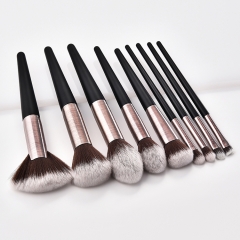 Makeup Brushes Face & Eyeshadow Brush Set Eye Shadow, Blusher, Foundation & Concealer – Vegan