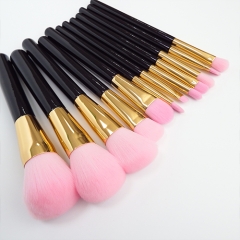 High quality 12pcs makeup brush set Custom logo professional makeup brush manufacturer