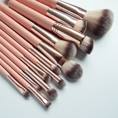 Premium Cosmetic Makeup Brush Set for Foundation Blending Blush Concealer Eye Shadow, Cruelty-Free Synthetic Fiber Bristles
