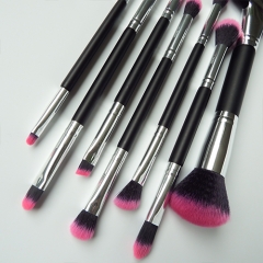 OEM 7 pcs double-ended makeup brushes set for fan powder foundation brush eyeshadow cosmetic tools