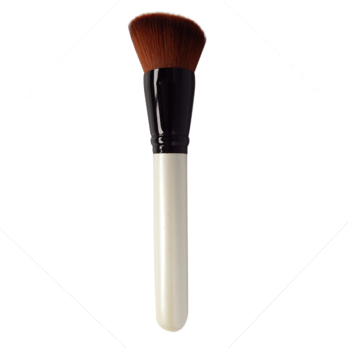 Angled Foundation Makeup Brush for Stippling Liquid Cream Powder Make Up Soft Dense Synthetic Brushes