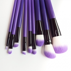 Makeup Brush Set, 9pcs Premium Cosmetic Brushes for Foundation Blending Blush Concealer Eye Shadow, Cruelty-Free Synthetic Fiber Bristles