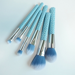 6pcs Makeup Brushes Set Professional Makeup Kits Face Brushes Set Fish Pattern