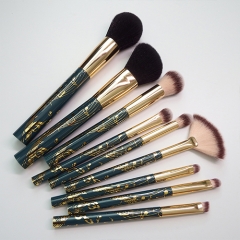 Premium 9Pcs Makeup Brushes Set Professional Face Foundation Eyeshadow fan Make Up Brushes Kit