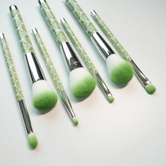7 Pcs Makeup Brushes Vegan and Cruelty Free Powder Contour blusher Smudge Makeup Brush Set