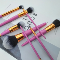 top high quality hot sell makeup brushes set flat brush contour brush