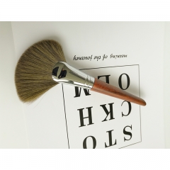 wholesale brown fan brush powder brush with top quality factory supply