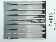 OEM shenzhen top high quality hot sell makeup brushes set flat brush eyeliner brush