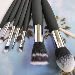 New arrival OEM shenzhen top high quality hot sell makeup brushes set flat brush contour brush