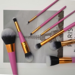 top high quality hot sell makeup brushes set flat brush contour brush