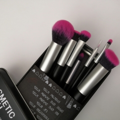 8Pcs Professional Makeup Brush Set Foundation Blending Powder Brush Eyeshadow Brushes  Concealer Eyeliner Lip Brush with 1pcs cosmetic holder