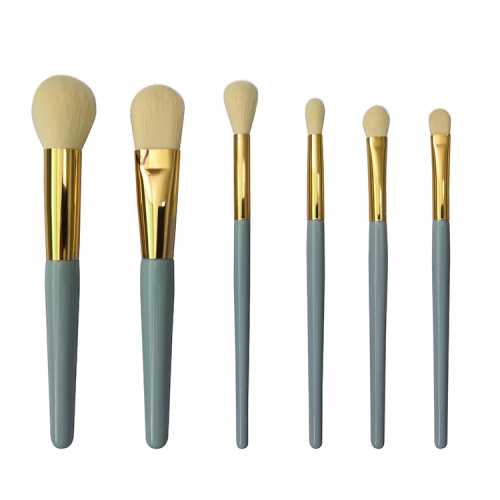 6pc personalised makeup brush set with private label makeup tools for GIRLS