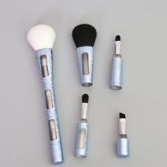 Luxury makeup brush 4 in 1 eyeshadow blending brush
