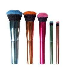 synthetic  hair makeup brush set private label cosmetic brushes