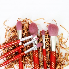 Wholesale 7pcs Synthetic Makeup Brushes set Foundation Powder Contour Blush Eye Cosmetic Brush Sets